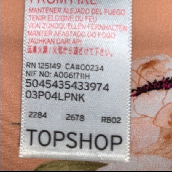 Peach floral bikini bottoms - Picture 5 of 5